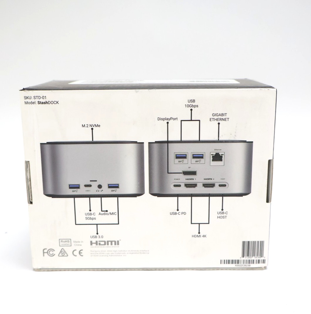 Juiced StashDOCK Triple Display USB-C NVMe Docking Station STD-01