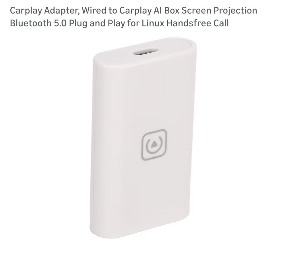 Wireless CP-AA Carplay Dongle Adapter