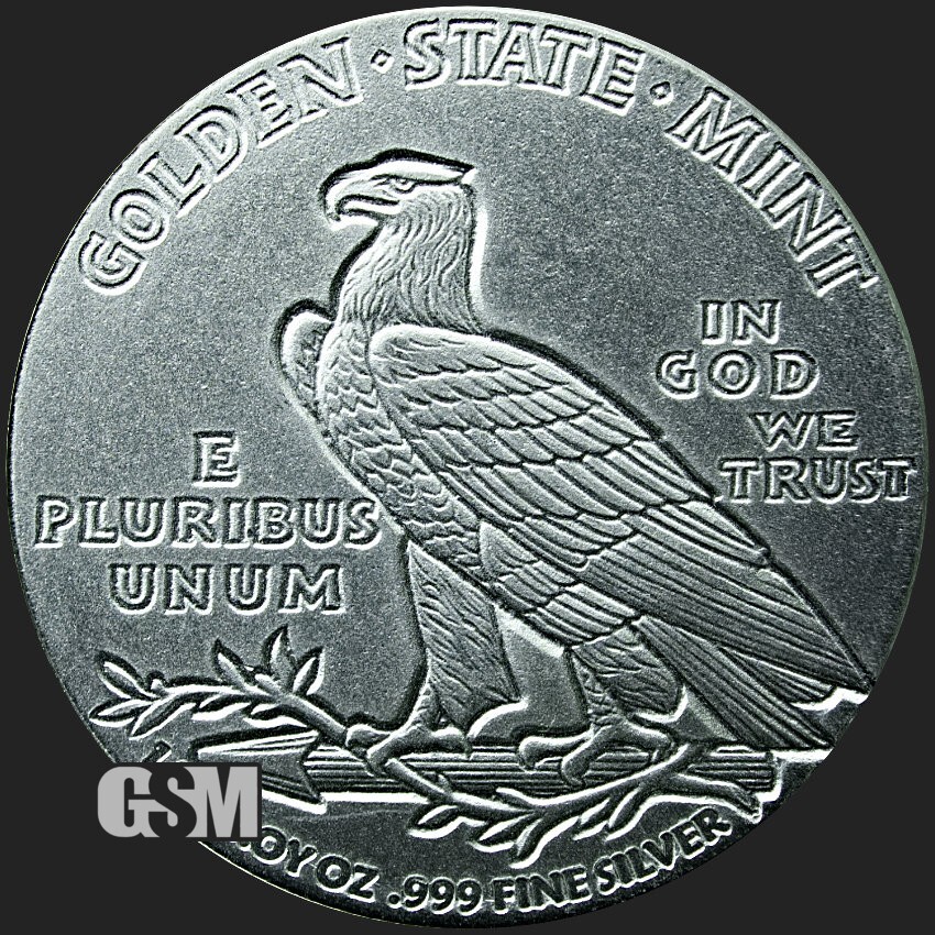 1/4 oz. Incuse Indian 1/4 oz .999 Fine Silver Fractional Round BU - IN STOCK!