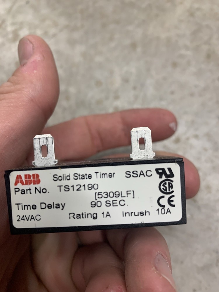 ABB Solid State Timer TS12190, 24 VAC