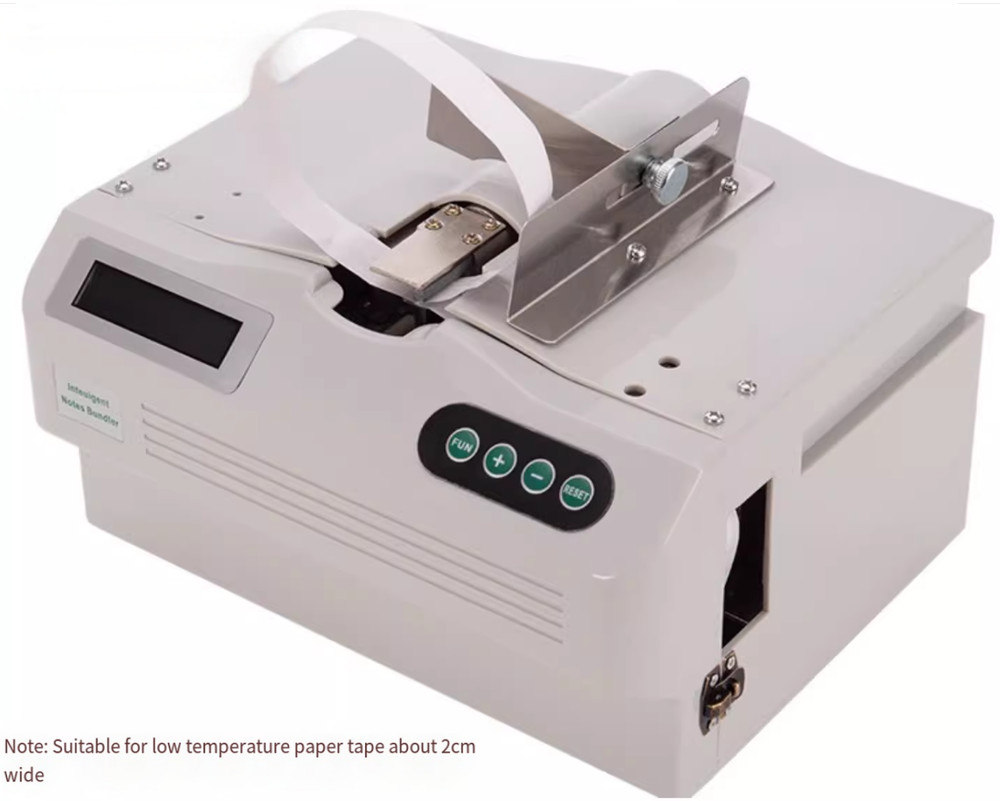 220V Automatic Paper Tape Strapping Machine Automatic Banknote Tying Machine 45W