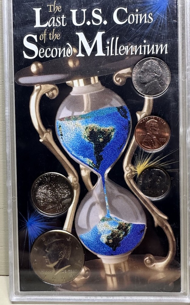 1999 cent, nickel, dime, quarter, Kennedy half