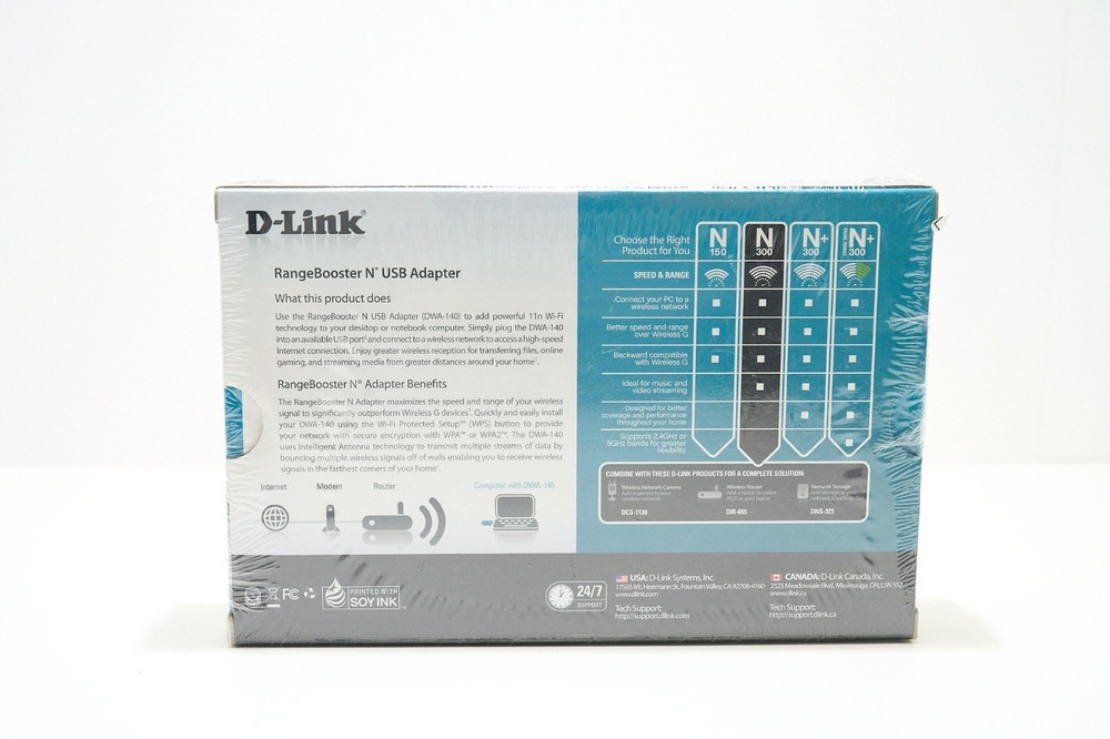 D-link DWA-140 (790069302640) Wireless Adapter
