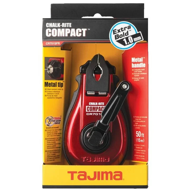 Tajima Chalk-Rite COMPACT Extra Bold 1.0mm Chalk Snap-Line