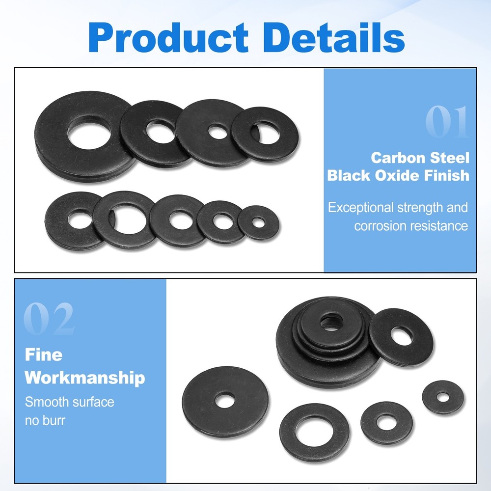 50 pcs washer M6x20mm 304 silver