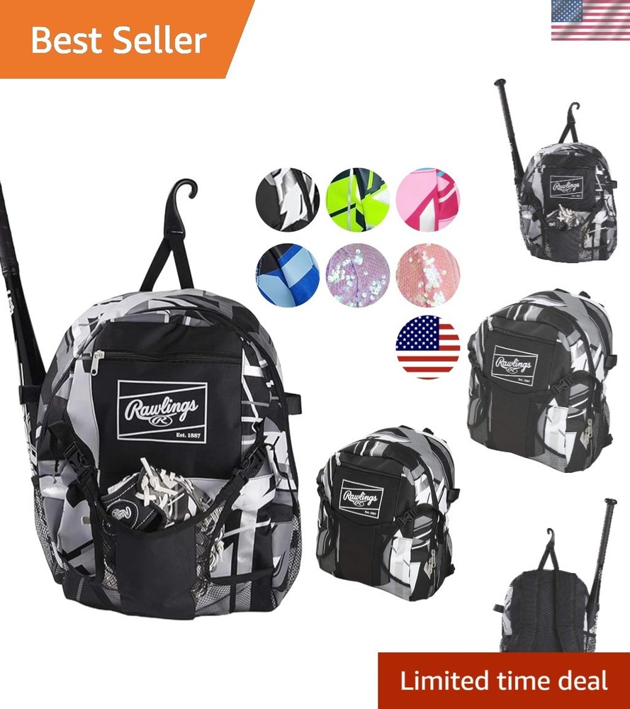 Ultimate Youth Baseball & Softball Backpack - Compact & Organized Design