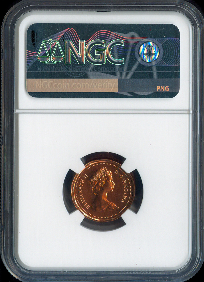 1983 Canada Small Cent NGC MS67 RD MAC - Quality