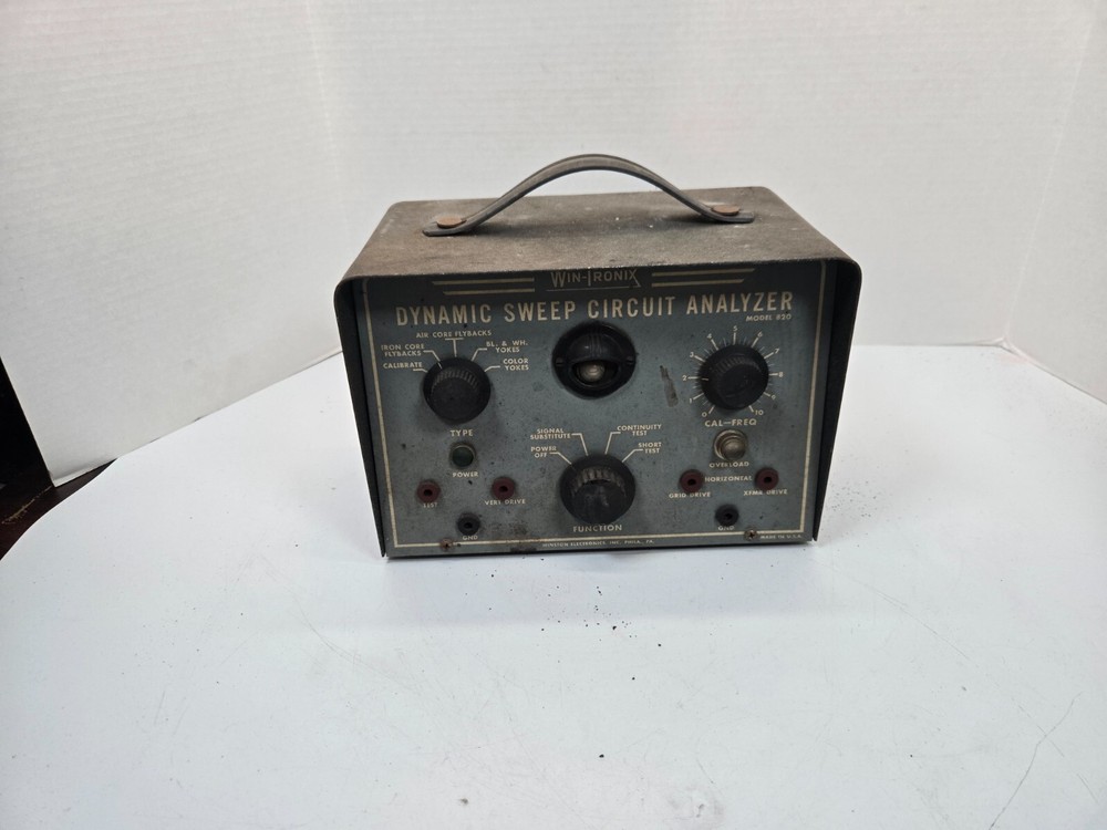 1960 Win-Tronix Model 820 Dynamic Sweep Circuit Analyzer Winston