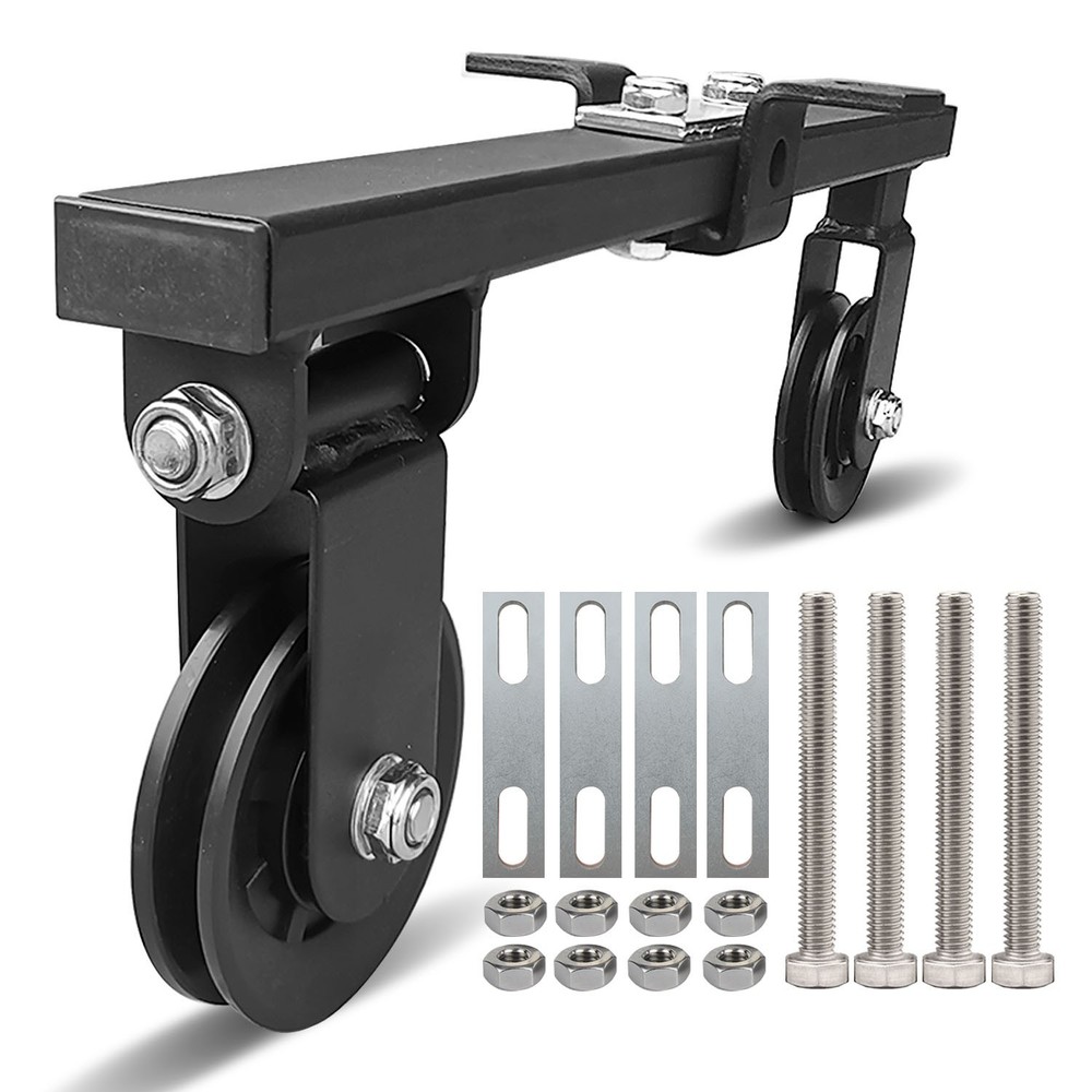 Power Rack Double Pulley System Attachment LAT Pulldown Machine Cable for Home