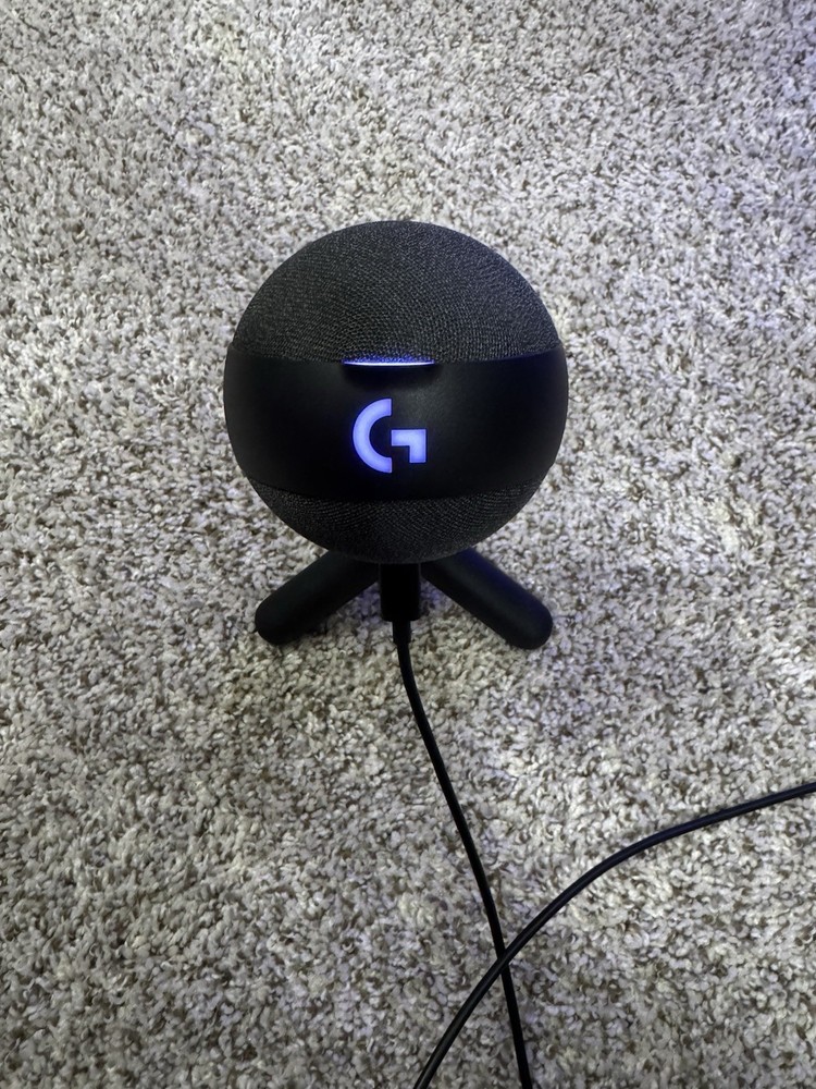 Logitech Yeti Orb Wired-USB Freestanding Desktop Microphone Black