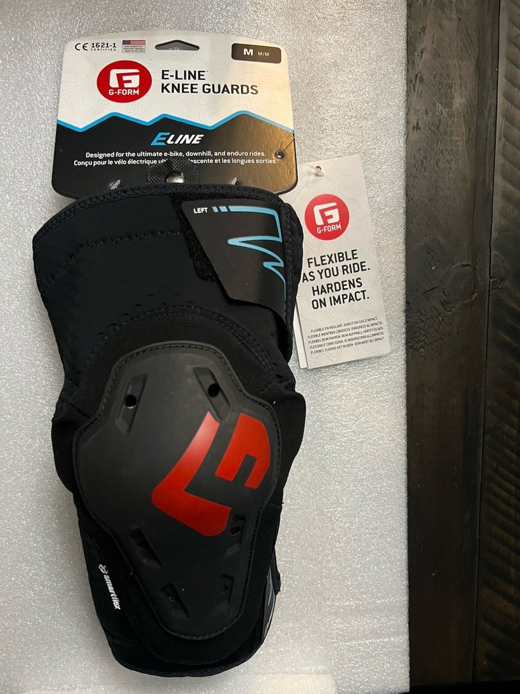 New G-Form E-Line Knee Guards Black Medium