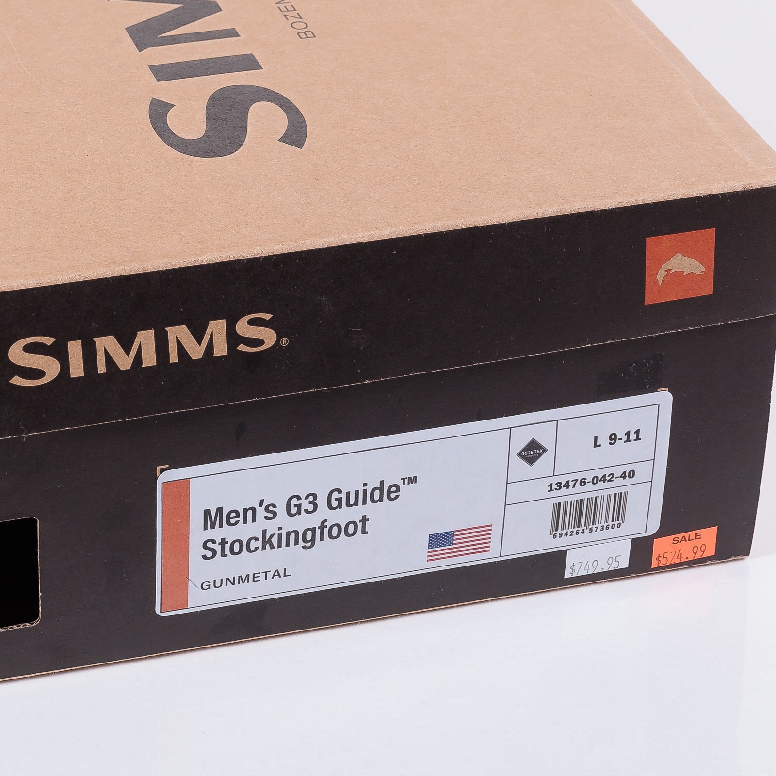 Simms Men's G3 Guide Stockingfoot Waders New with Box