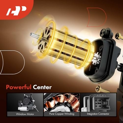 Front Driver Power Window Regulator with Motor Compatible Front Driver (LH)