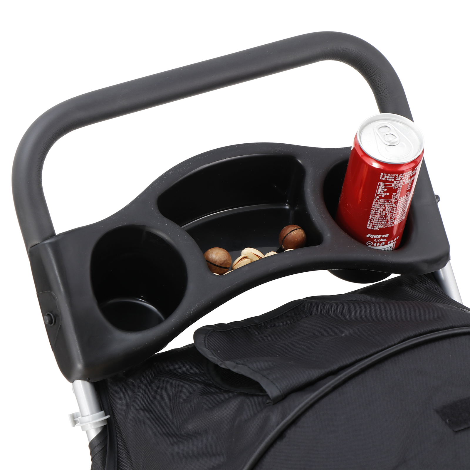 3/4 Wheels Foldable Dog Stroller Pet Travel Carriage for Pets with Carrier Cart