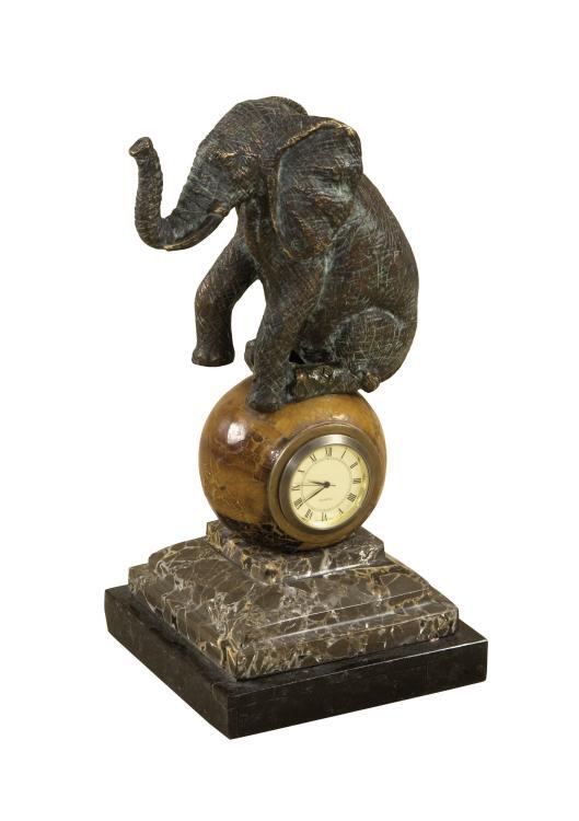 Maitland-Smith AGILE ELEPHANT CLOCK