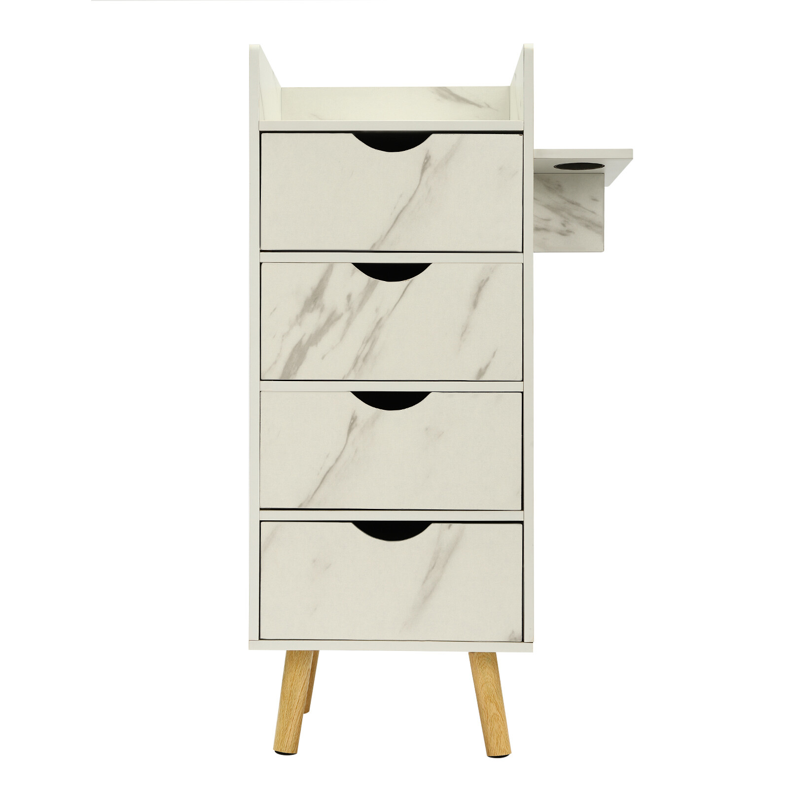 Salon Storage Cabinet Hair Styling Barber Station beauty shop Cabinet 4 Drawers