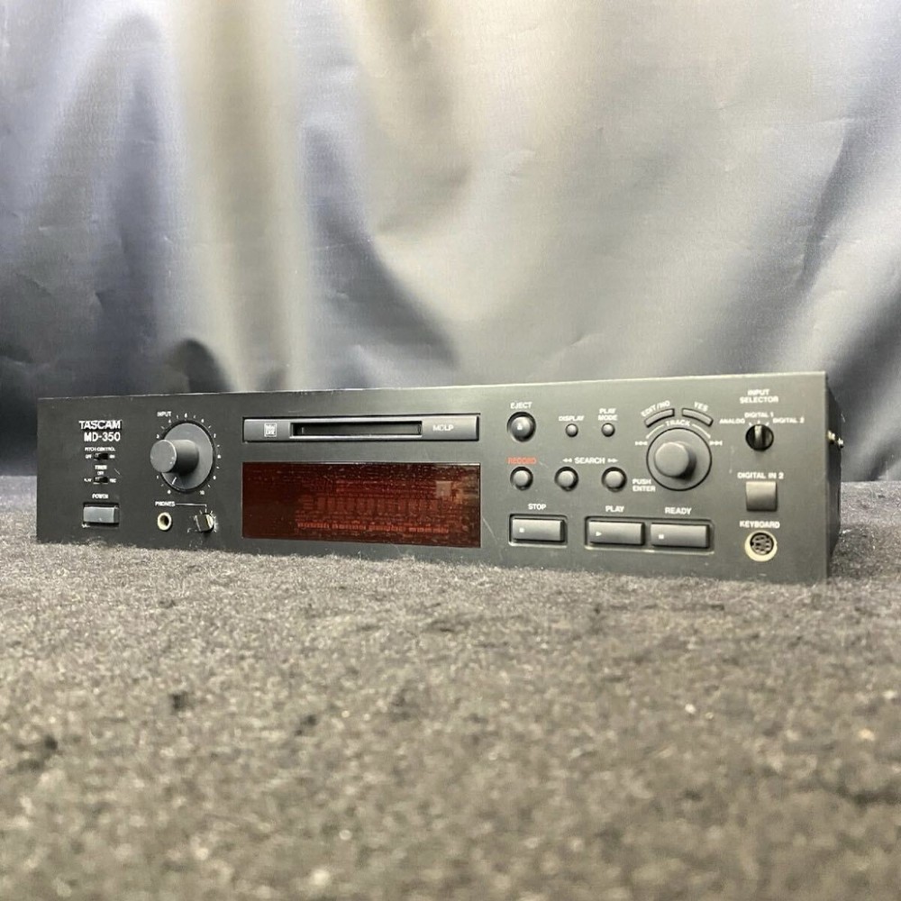 Tascam Professional MD-350 Mini Disc Player Recorder MD Deck Operation confirmed