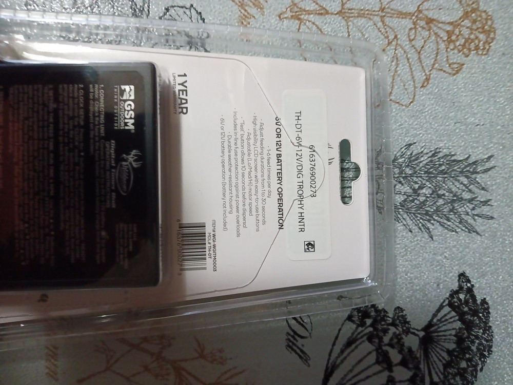 Wildgame Innovations Digital Controller Timer 6V or 12V Battery Operation TH-DT