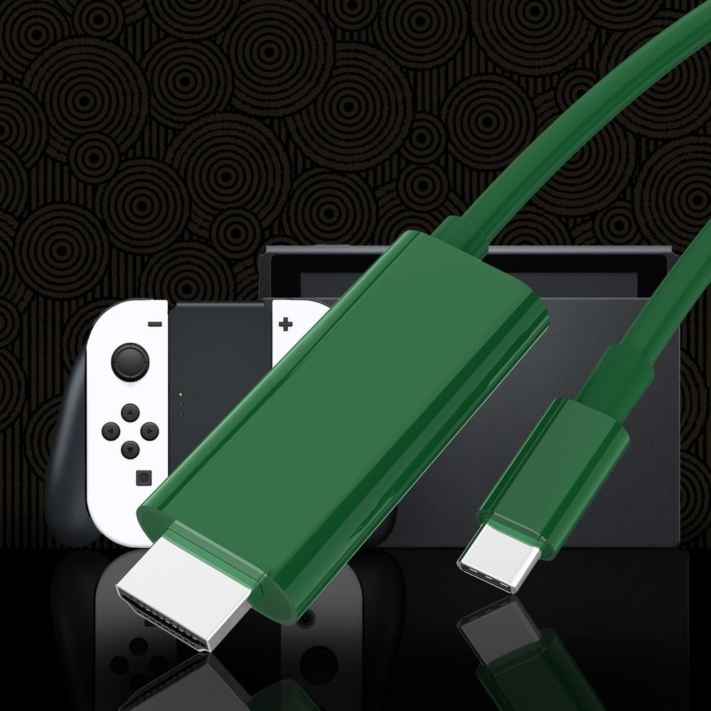 Versatile 6FT USB-C to HDMI Switch Dock for Nintendo & iPhones - 100W Power
