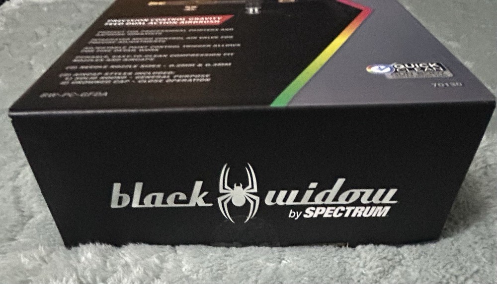 Black Widow Spectrum Precision Control Gravity Feed Dual-Action Airbrush (70130)