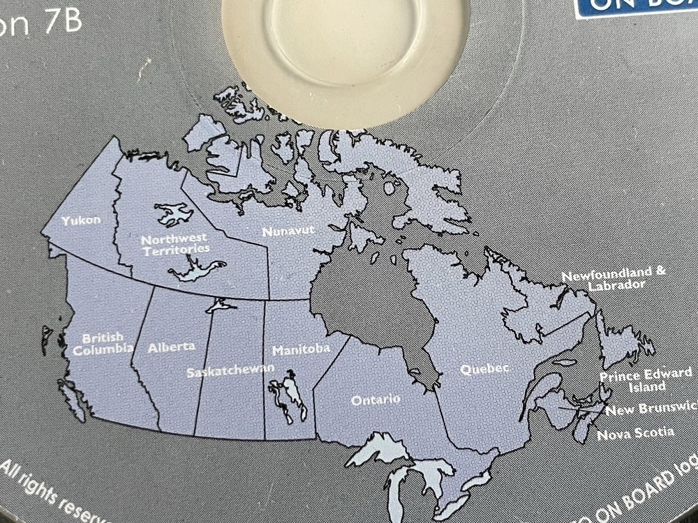 2006 2007 2008 VOLKSWAGEN GTi EOS NAVIGATION DVD VERSION 7B COVERS CANADA OEM🟠