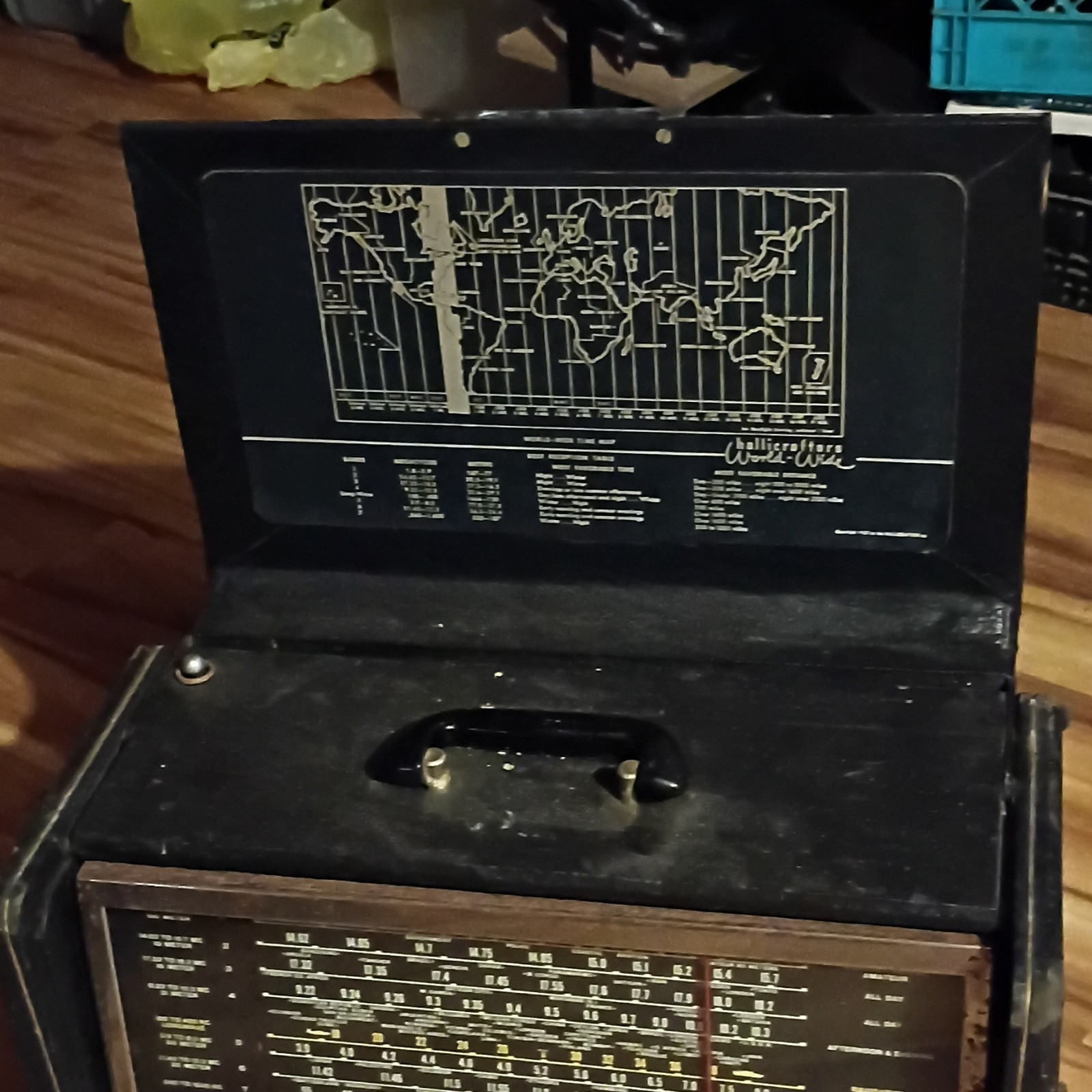 Hallicrafters World-Wide Precision Built Tube Radio 1950s Collectible