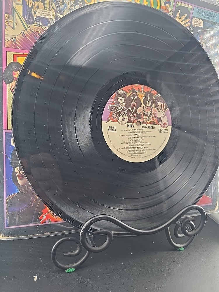 KISS Unmasked Autographed Inner Peter Chris & Ace Frehley Casablanca VG+/VG