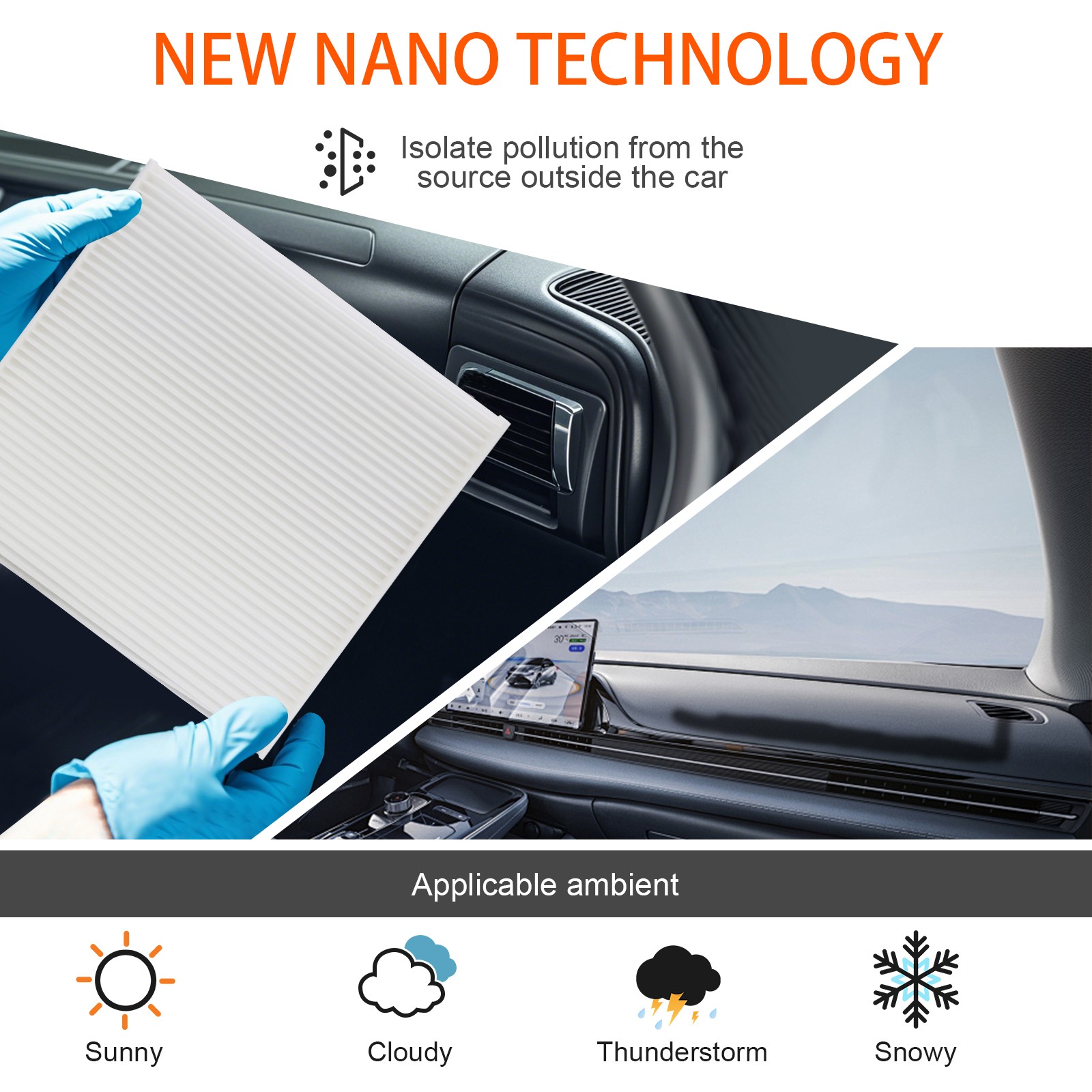 Fits 2012-2014 Honda CR-V CRV 2.4L Engine & Cabin Air Filter Combo Set