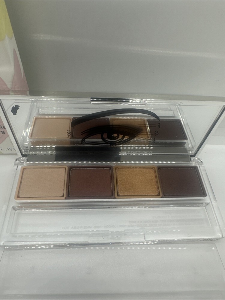 Clinique All About Shadow Quad - 03 MORNING JAVA Neutral Free Ship Eyeshadow NEW
