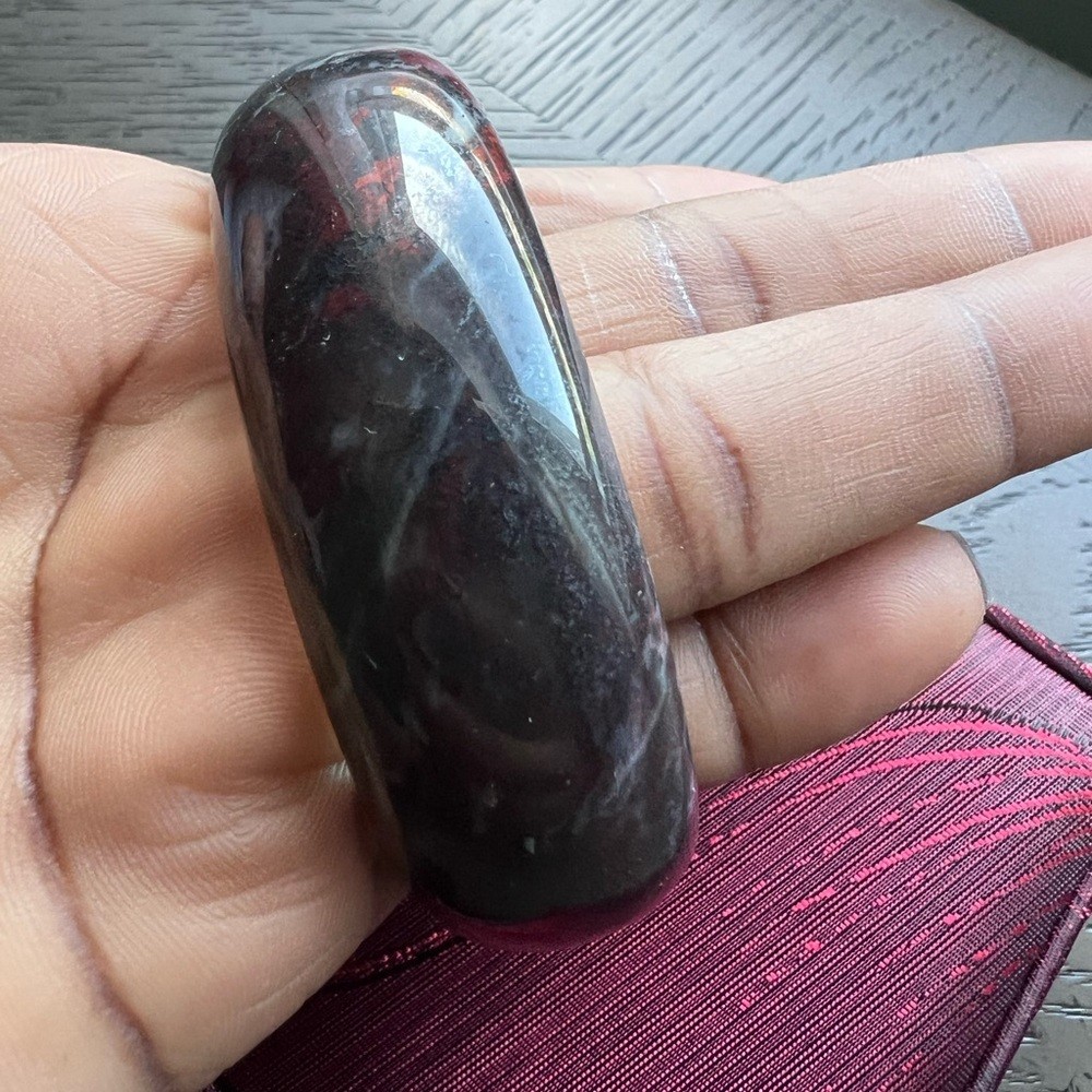 Chicken blood soft bangle 60mm