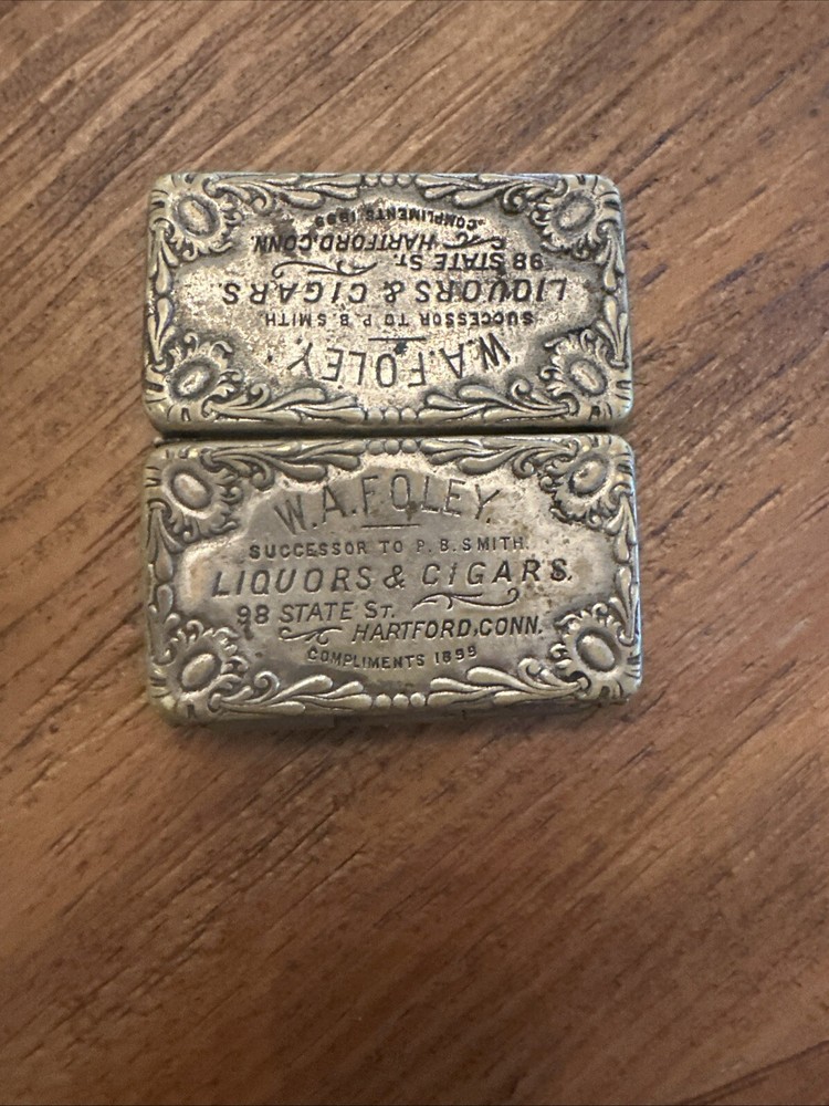 Vintage Match Safe From 1899