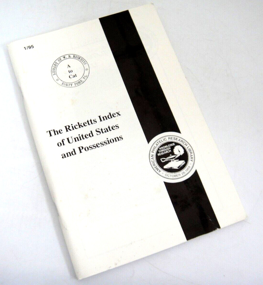Ricketts Index of United States and Possessions Philatelic Literature Review