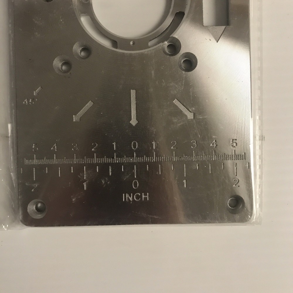 Trimming Machine Flip Board Multi-functional Aluminum Router Table Insert Plate.