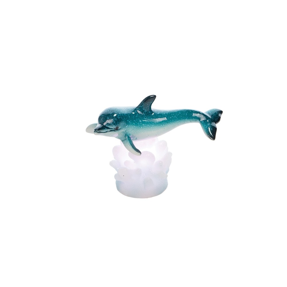 Dolphin On Light-Up LED Base