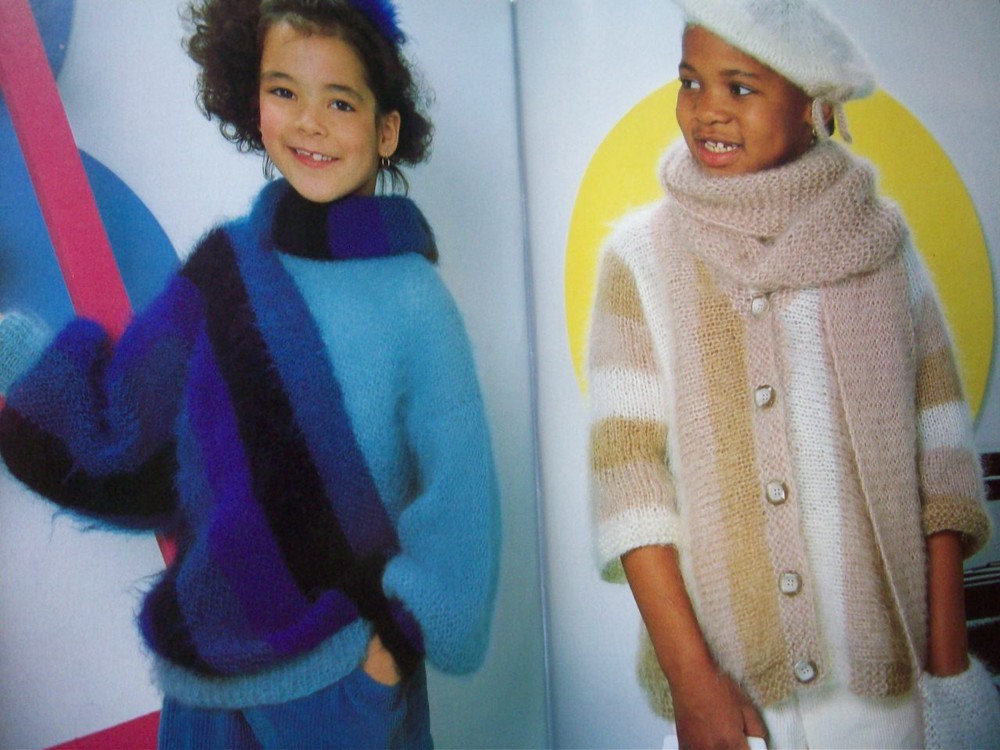Bouton d'Or Knits patterns for kids sweaters carigans pullovers knitting