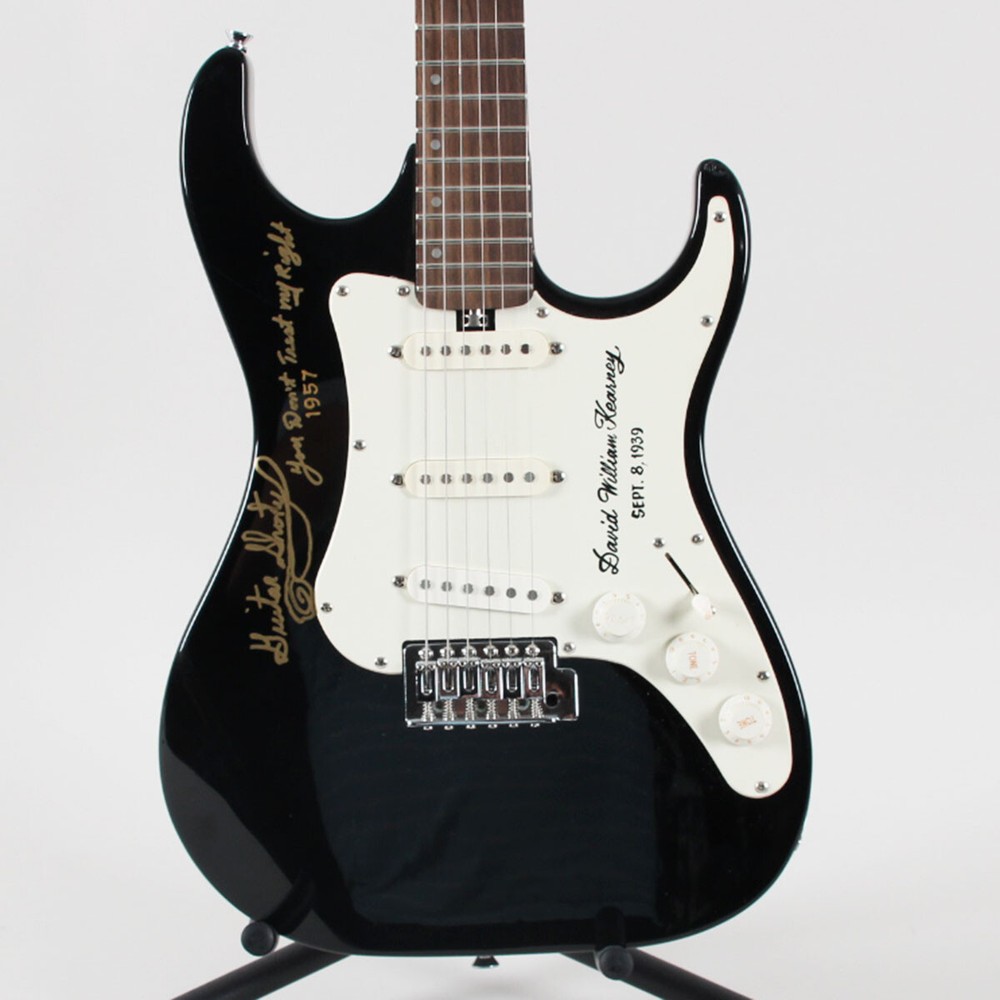 Shorty Band Signed Inscribed Guitar - COA JSA
