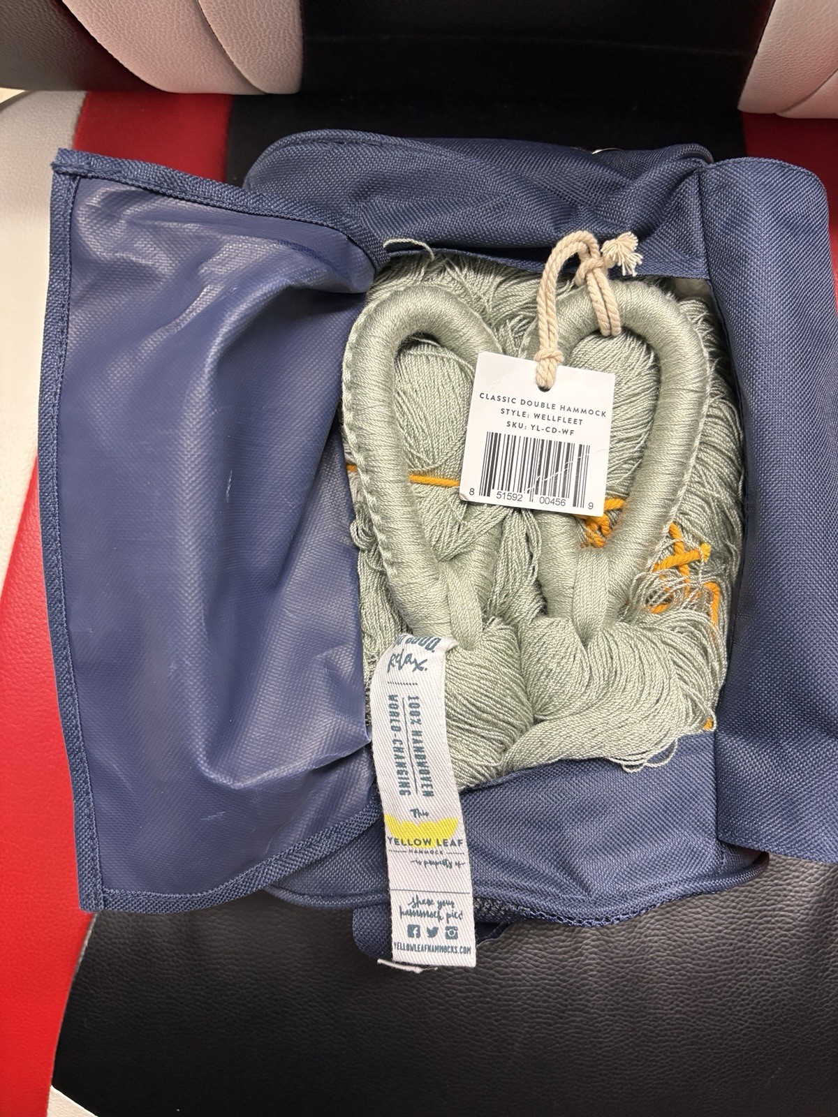 Yellow Leaf Hammocks, Classic Double Hammock, Wellfleet, Portable, Camping