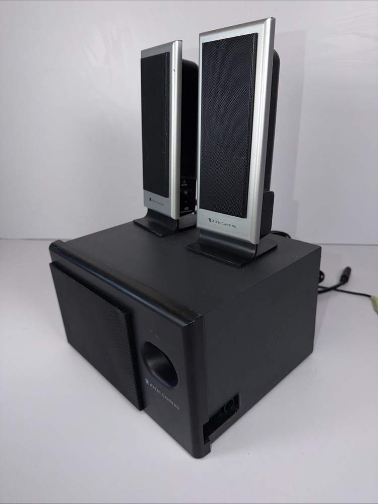 Altec Lansing VS-2121 Computer Powered Audio System Speakers & Subwoofer TESTED