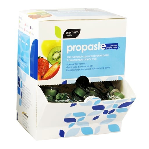 Pac-Dent 261200 ProPaste Prophy Paste Cups Medium Mint 200/Pk