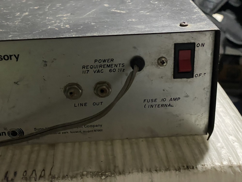 Sunn Graphic Equalizer Untested