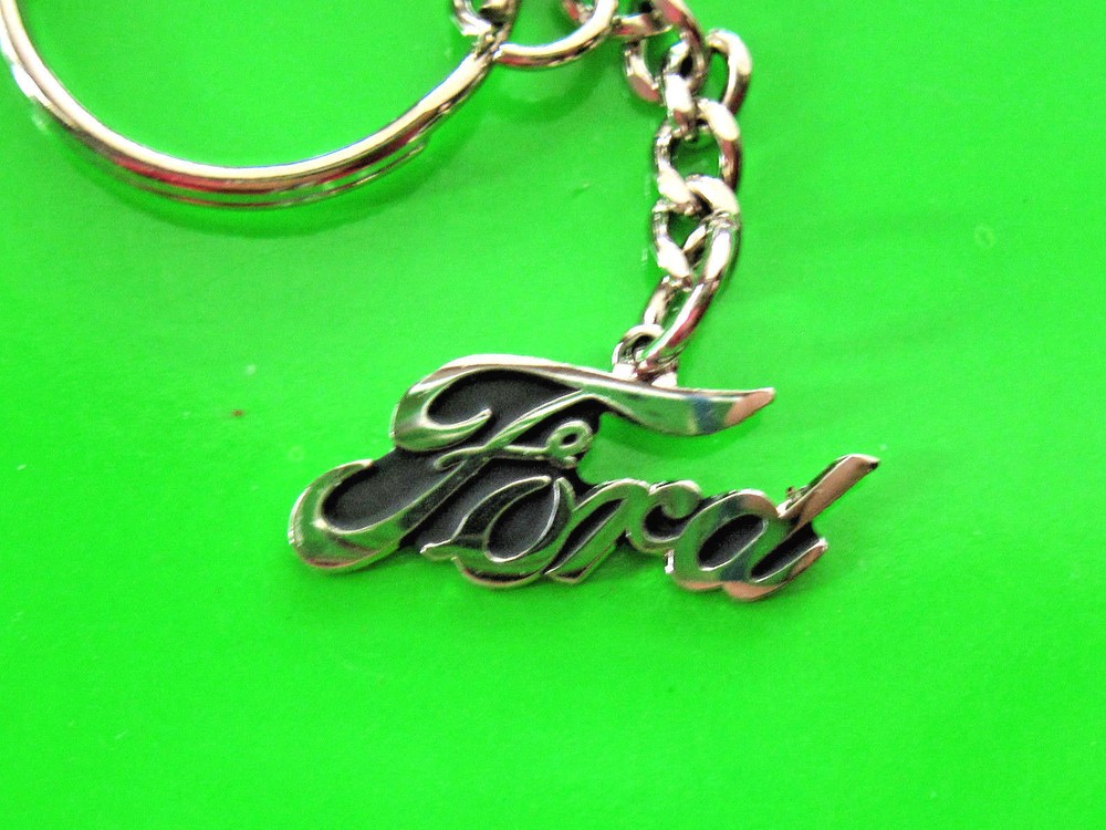 FORD script - keychain , key ring , key chain GIFT BOXED