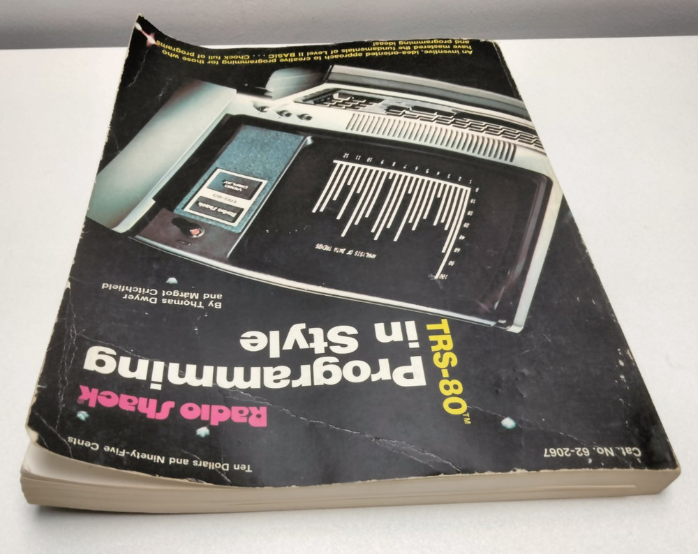 TRS-80 Programming in Style Radio Shack Book 1983 Vintage BASIC Computer Manual