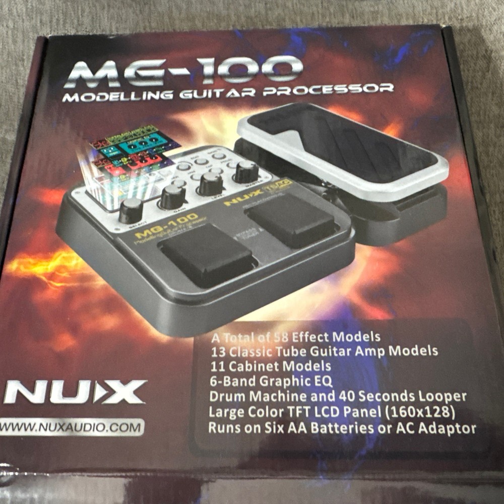 NUX MG-100 Multi-Effects Modeling Guitar Processor