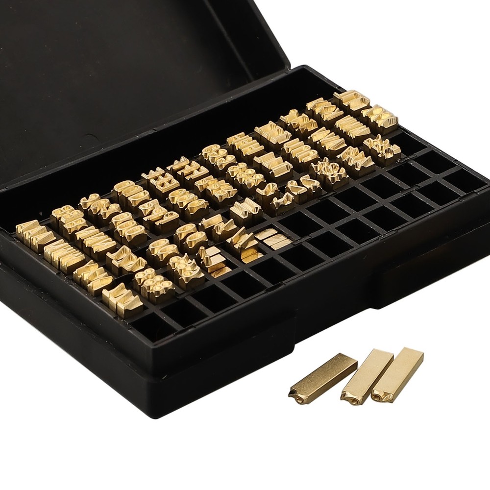 Coding Machine Printing Font Copper Character Printing Accessories Typography