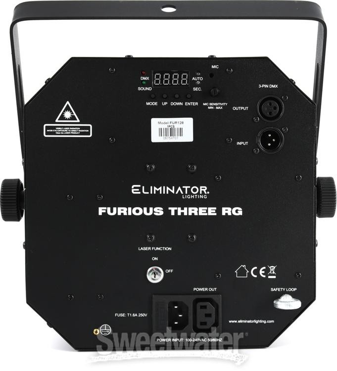 Eliminator Furious Three RG Lighting Effect Fixture