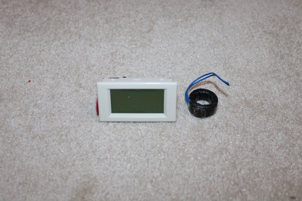 Dual LCD Digital Display AC 80-300V 100A Voltmeter Ammeter Voltage White