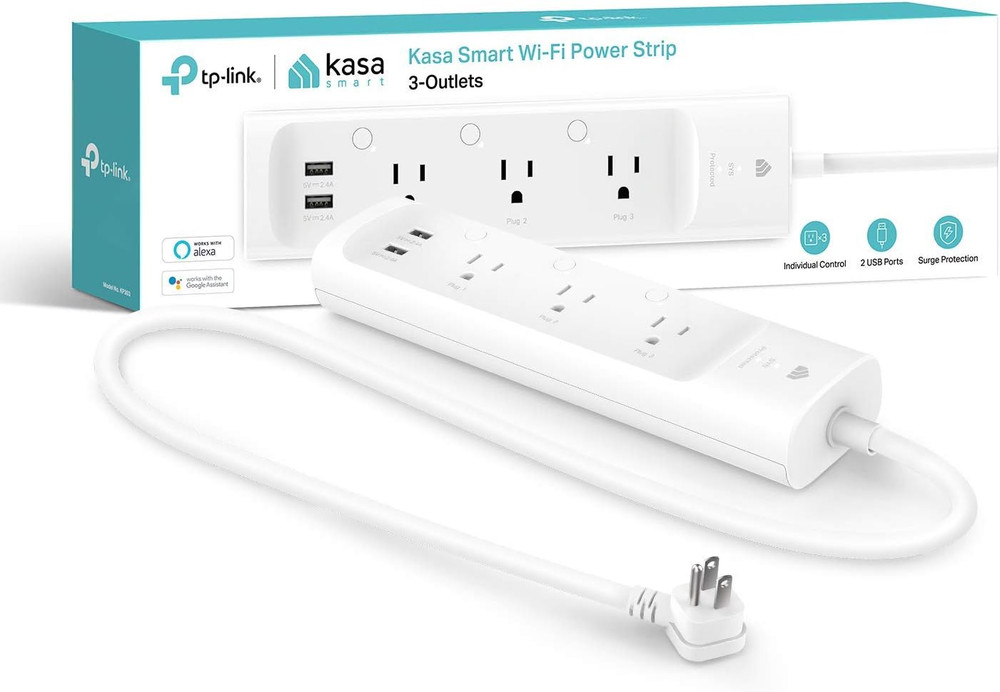 Plug Power Strip KP303, Surge Protector with 3 Individually Controlled Smart ...