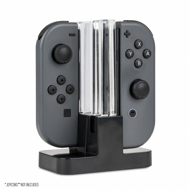 KMD Nintendo Switch Joy-Con Charging Station with Type-C USB Cable