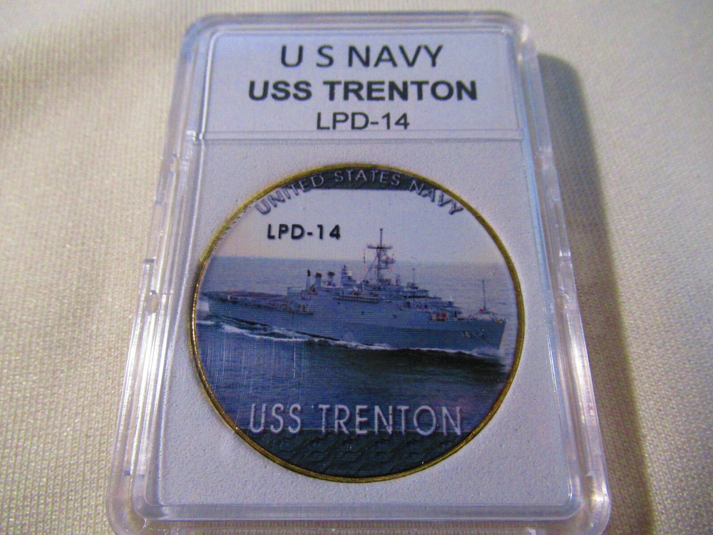 US NAVY - USS Trenton (LPD-14) Challenge Coin