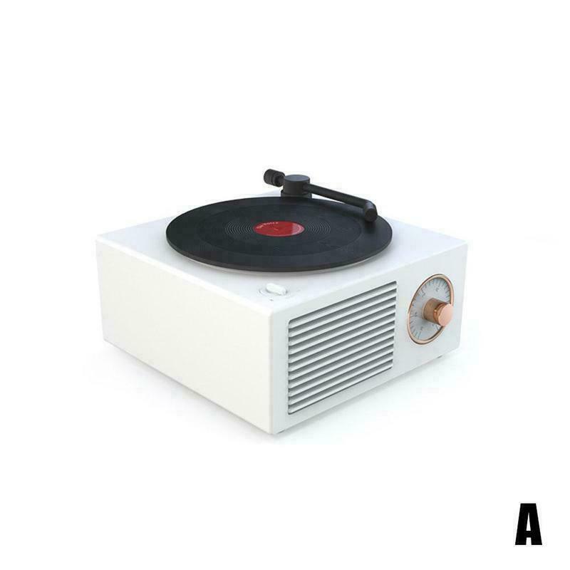 Vinyl Record Player Portable Bluetooth Speaker Wireless Mini Stereo Portable